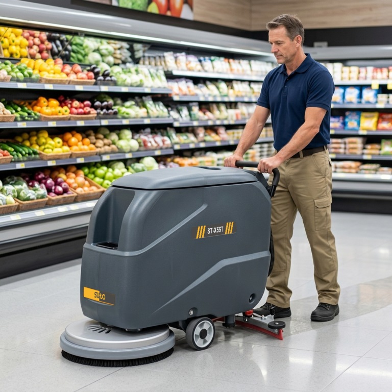 X40 Walk behind floor scrubber