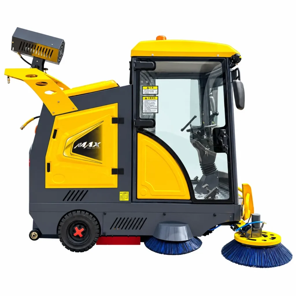 BR 230/240 R Industrial Floor Sweeper machine Side View
