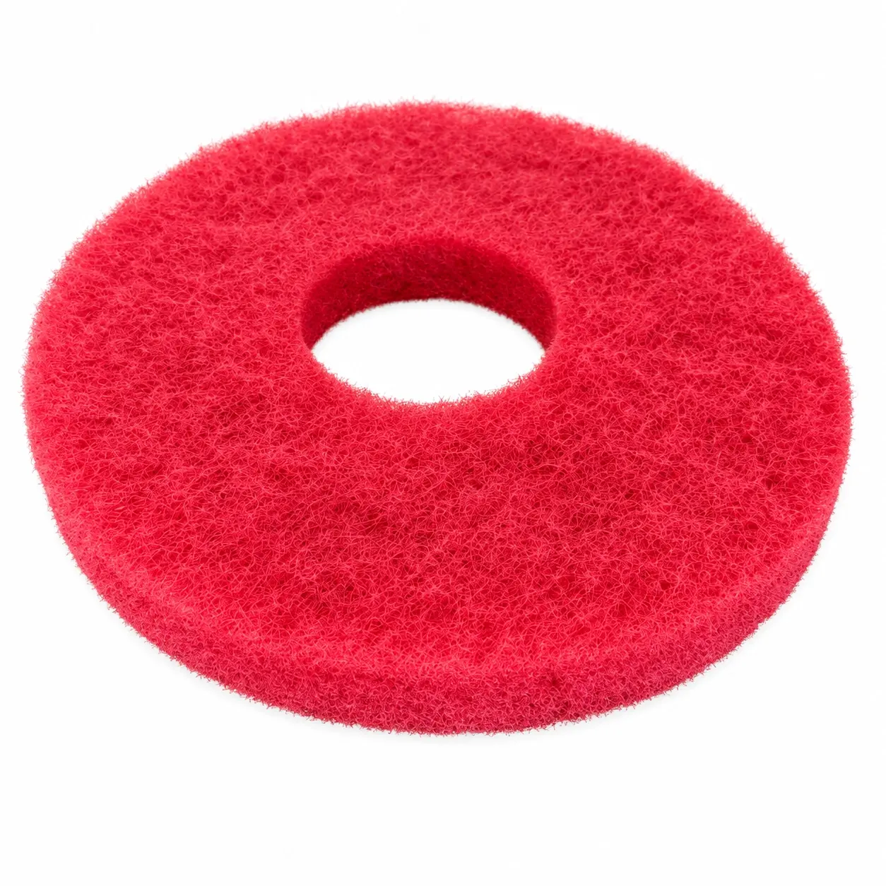 17 Inch Red Floor Scrubber Cleaning Pad for Daily Floor Maintenance - Image 4