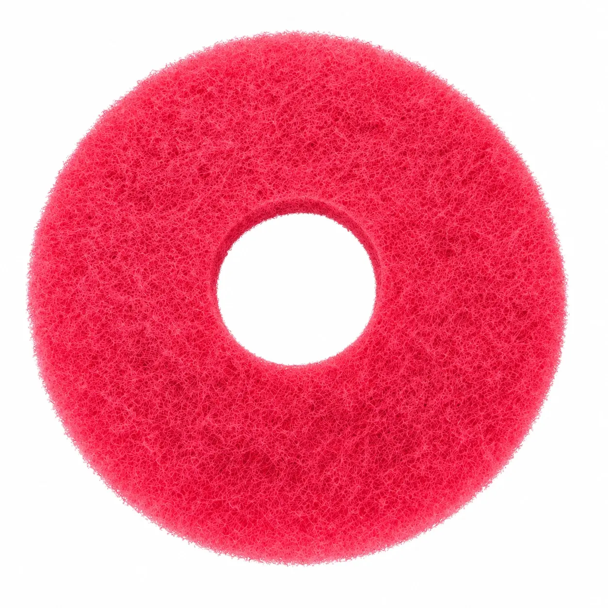 17 Inch Red Floor Scrubber Cleaning Pad for Daily Floor Maintenance - Image 3